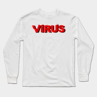 Virus Damage Long Sleeve T-Shirt